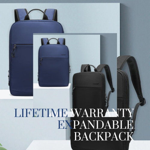 Lifetime Warranty Expandable Backpack