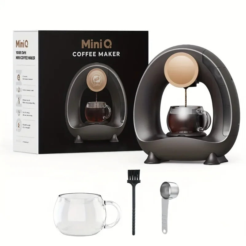 AUSHC - Coffee Machine Quiet Automatic Heating Home Drip One Click Clean Extraction Portable Tea Brewer Office