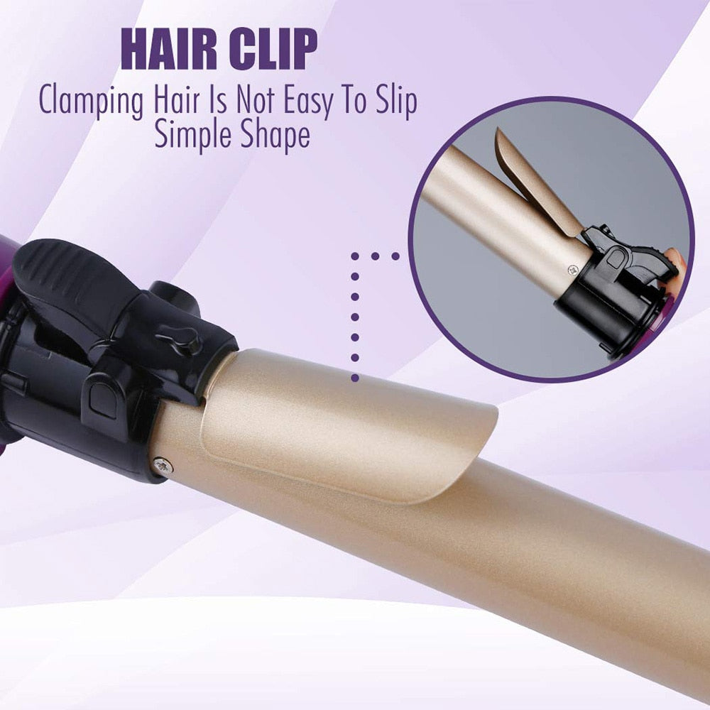 Automatic Rotating Hair Curling Iron