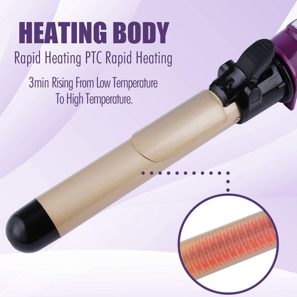Automatic Rotating Hair Curling Iron