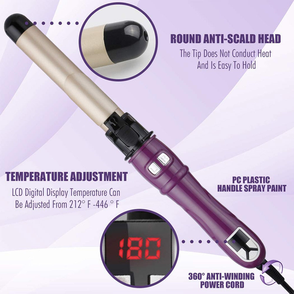 Automatic Rotating Hair Curling Iron