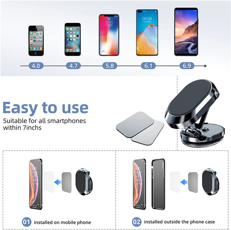 Magnet Flex 360 The Ultimate Car Phone Holder for iPhone 13 Max
