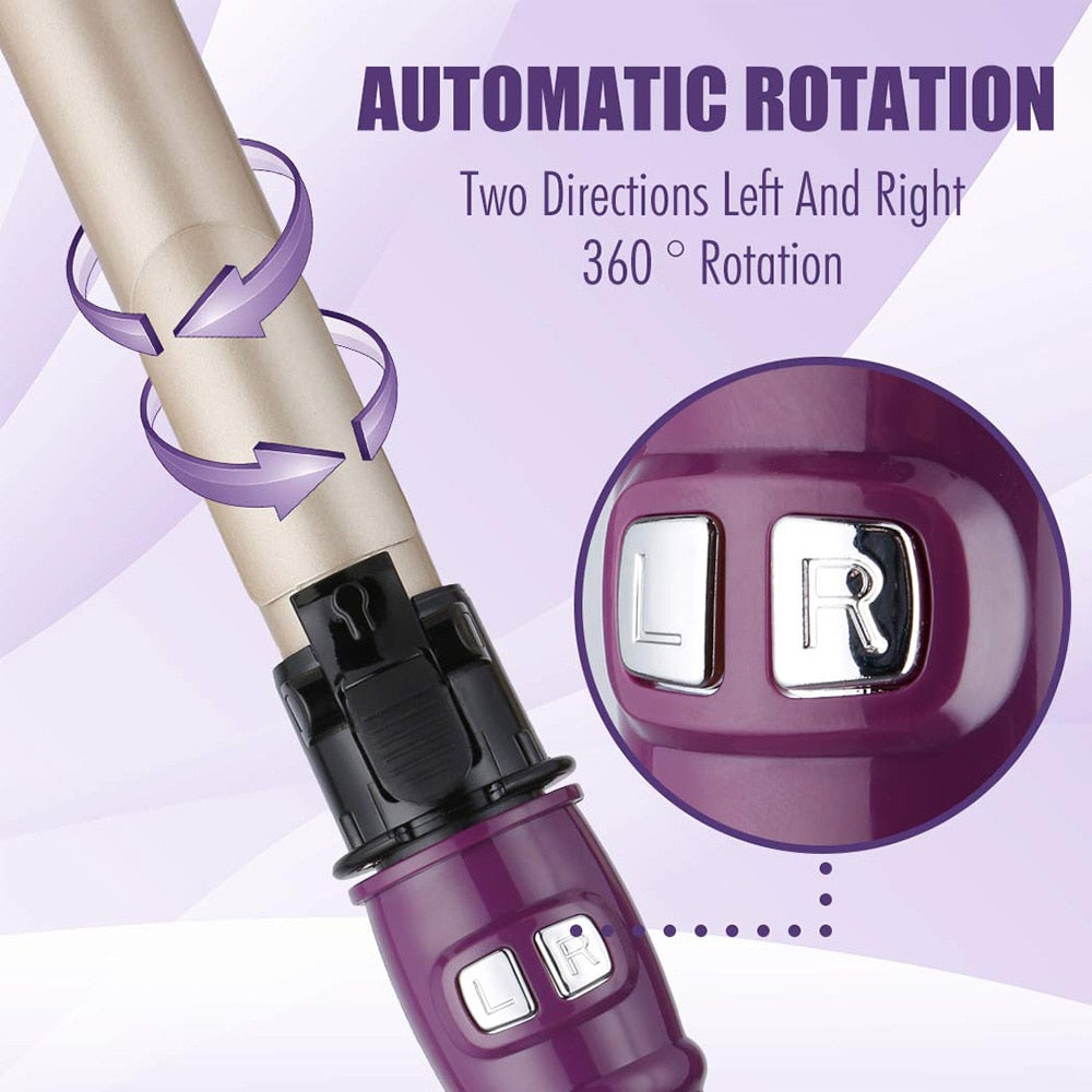 Automatic Rotating Hair Curling Iron