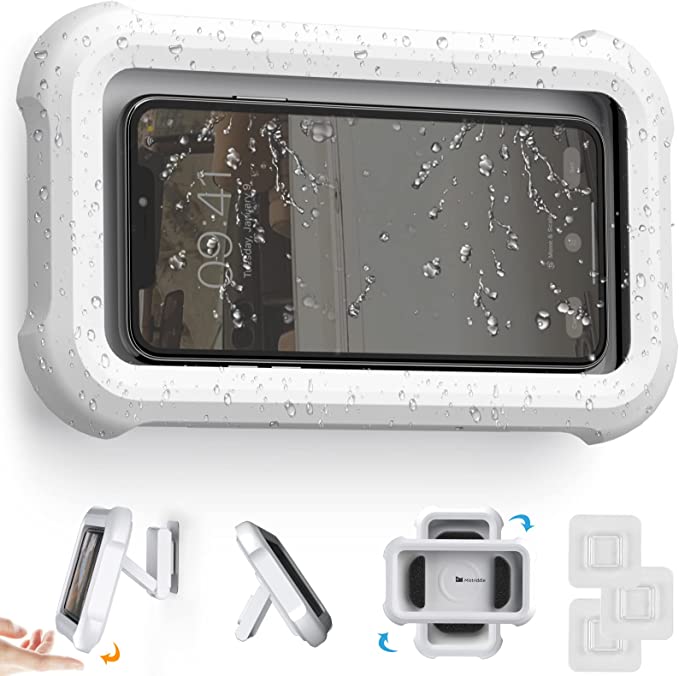 Waterproof Shower Phone Holder with 480° Rotation