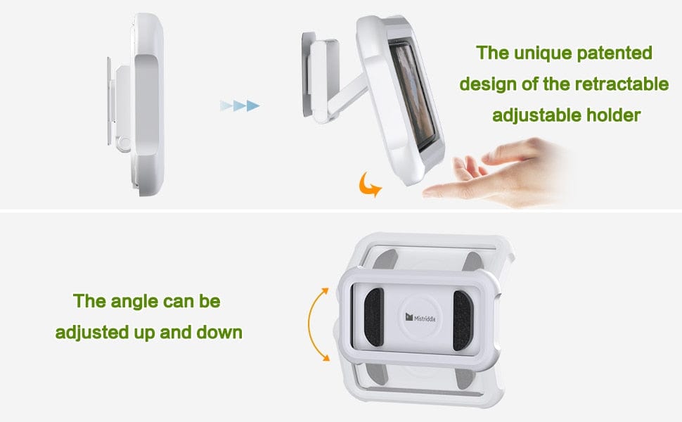 Waterproof Shower Phone Holder with 480° Rotation
