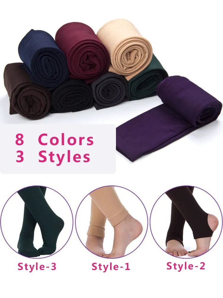 Velvet Warmth Leggings: Slim Fit, In Many Stylish Colors