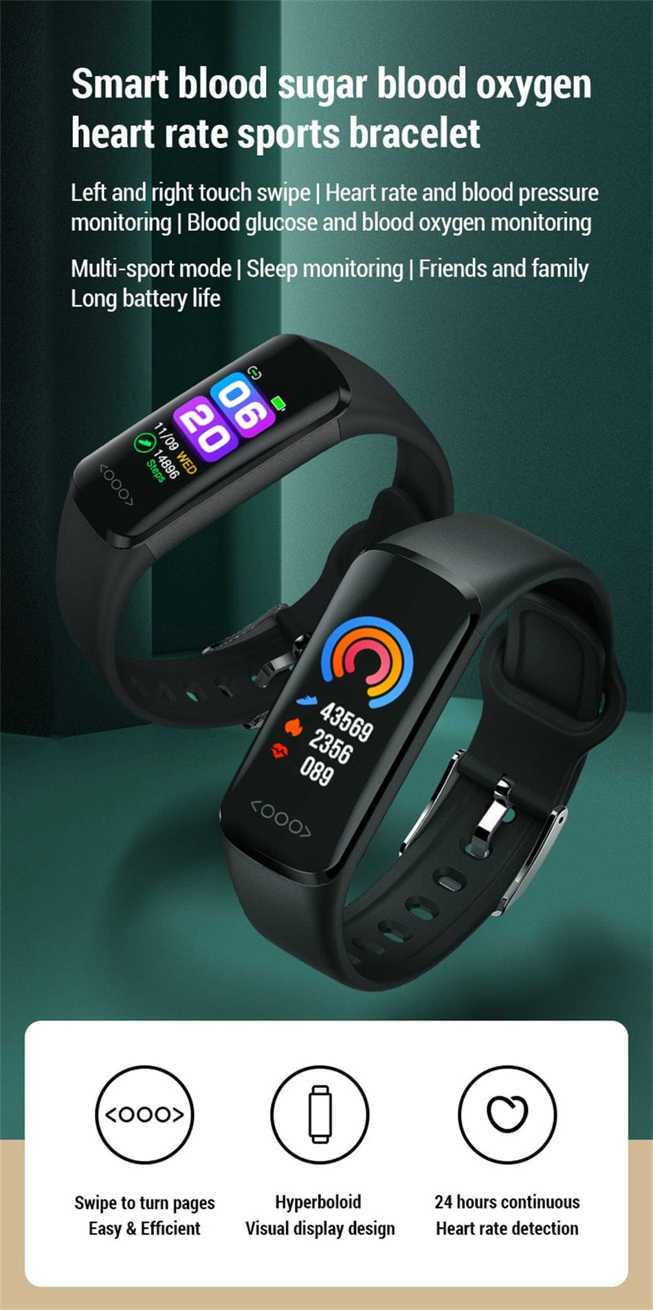 VitalSync Pro Advanced Health Tracker & Sport Smartwatch