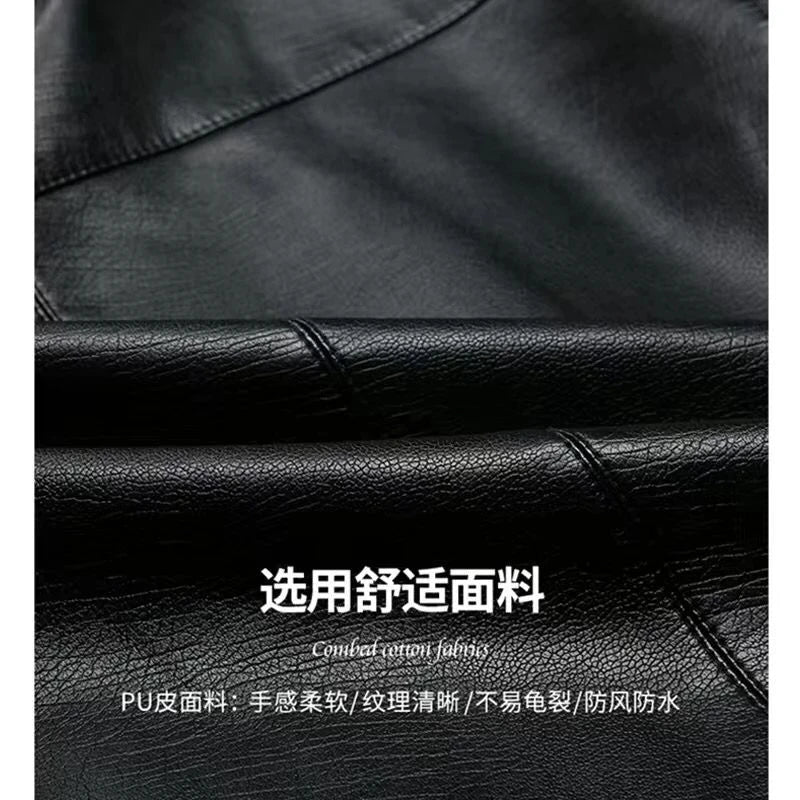 Urban Edge Slim Fit Leather Jacket for Men by WINSTAND