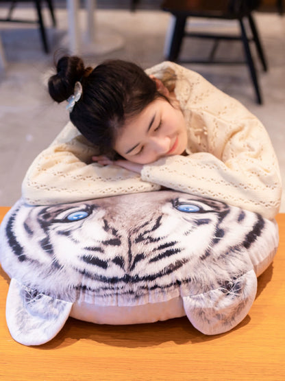 AUSHC - Realistic Rag Doll Tiger Head Pillow Sofa Cushion