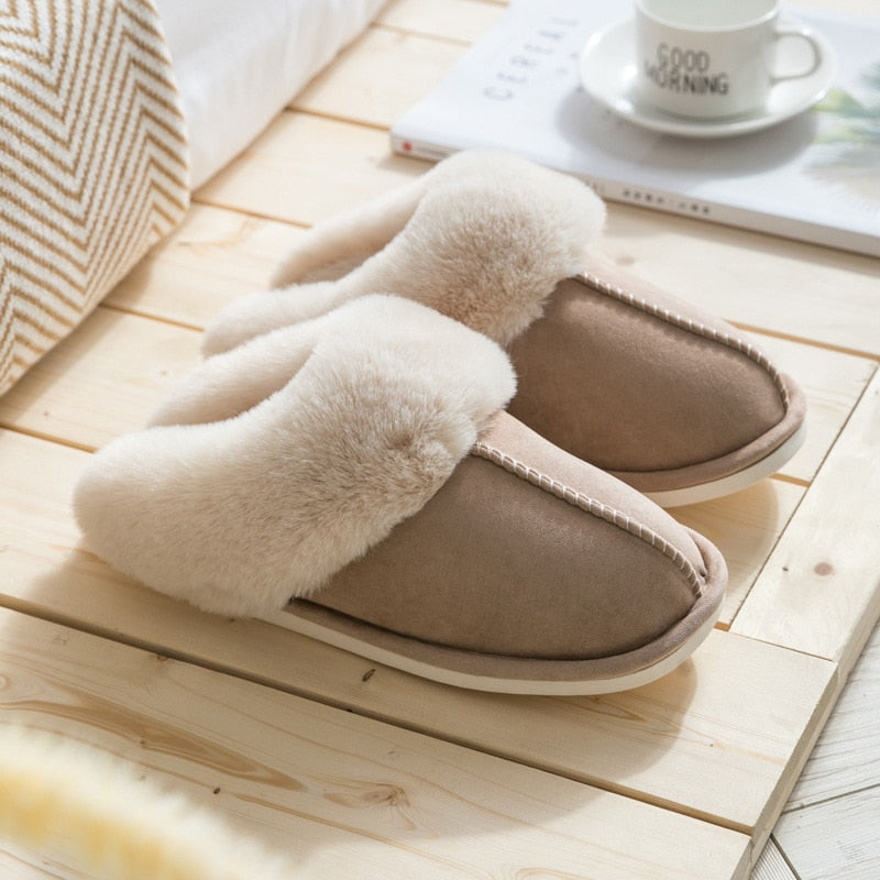 Plush Suede Slippers  ⭐⭐⭐⭐⭐Rating
