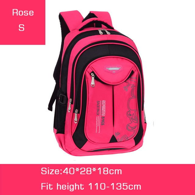 Boys and Girls Backpack School  Bag For Children and Teens