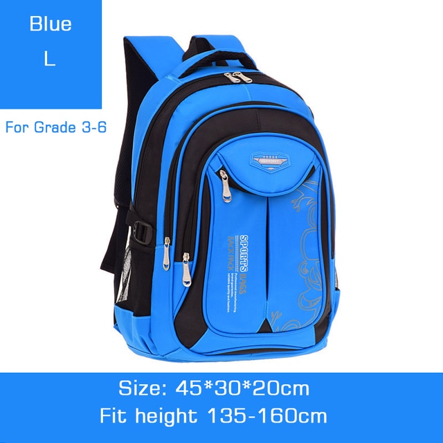 Boys and Girls Backpack School  Bag For Children and Teens