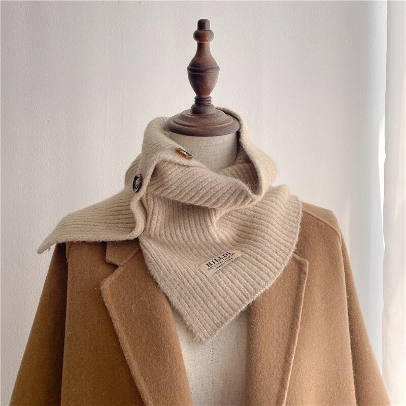 Chic Winter Knit Scarf Collection