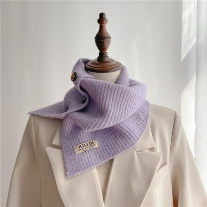 Chic Winter Knit Scarf Collection