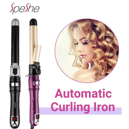 Automatic Rotating Hair Curling Iron